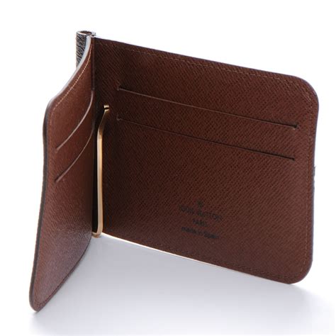 louis vuitton mens money clip wallet|lv money clip card holder.